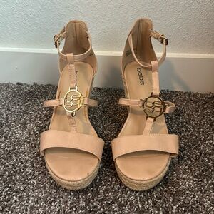 Bebe tan shoes